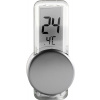 REGULUS LCD teploměr, plast, stříbrná