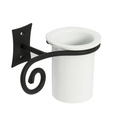 METAFORM REBECCA pohár, keramika, čierná mat CC004