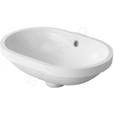 Duravit Bathroom_Foster Umývadlo zápustné, 430x280 mm, s WonderGliss, alpská biela 03364300001