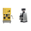 Profitec GO, yellow + Eureka Mignon Zero 65 All Purpose, CR chrome