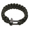 Paracord náramok MFH olivová kovová spona - S