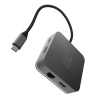 Green Cell AK61 hub USB 3.2 Gen 1 (3.1 Gen 1) Type-C Strieborná (AK61)