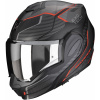 Moto přilba SCORPION EXO-TECH EVO ANIMO matná černo/červená - Velikost XL