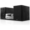 Panasonic SC-PMX92 systém stereofónnych CD diskov (120W, DAB+, 3-cestný systém reproduktorov, AUX-IN, remastering Bluetooth), čierna a strieborná