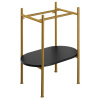 Sapho PUNO podstavec pod umývadlo 400x820x360mm, zlatá mat SPH SKA570-5