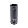 Hlavica kalená 1/2', 21mm, CrMoV, Fortum