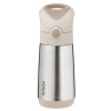 b.box Termoska na pitie so slamkou 350 ml béžová - Latte EUR