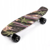 Skateboard Meteor Flowers čierny viacfarebný