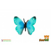 Teddies Motýl tropický Morpho Helena - zooted - 7 cm