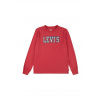 Detská bavlnená košeľa s dlhým rukávom Levi's 1873 PREP LS TEE červená farba, s potlačou, 9EN713 140