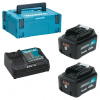 Makita Aku sada 2xBL1041B + rýchlonabíjačka DC10SB + systainer 197641-2