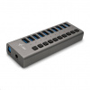 i-tec USB 3.0 nabíjecí HUB 10port + Power Adapter 48 W U3CHARGEHUB10