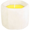 Sviečka Citronella, cement, 85 g, repelentná, 90x75 mm