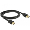 Delock DisplayPort prepojovací kábel Konektor DisplayPort 5 m čierna 85663 pozlátené kontakty, krútený, trojžilový tienený, 4K UHD, 8K UHD Kábel DisplayPort; 85663