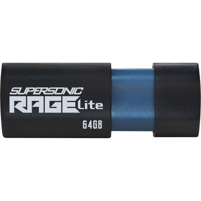 PATRIOT Supersonic Rage Lite USB 3.2 Gen 1 Flash Drive 64GB PEF64GRLB32U