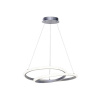 Italux Zalto PND-12436-SILV závesné svietidlo LED 32W 2870lm 3000K/4000K/6000K