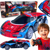 Športové auto Spiderman na diaľkové ovládanie, R/C, so svetlami