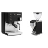 Rancilio Silvia E, čierna + Rocket Espresso FAUSTINO 3.1, black