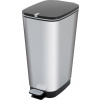 Kôš KIS Chic Bin Steel L, 50 lit., 44,5x29x60,5 cm, na odpad, s pedálom