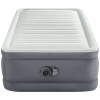 Intex 64902ND Vzduchová posteľ PremaireElevated s 220V pumpou, TWIN, s dvojvrstvovou vnútornou konštrukciou Fibre-Tech biela, sivá; 64902ND