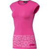 Dámske tričká Adidas Stella McCartney Tee - shock pink - Ružový (XS)