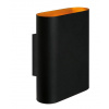 Moderné svietidlo LUCIDE OVALIS Black/Gold 12222/02/30