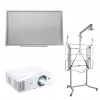 Mobilné komplety so zdvihom (interaktívna tabuľa, projektor, mobilný zdvih, kabeláž) PRO-Board 89 Acer S1286H Zdvíhací mechanizmus na kolieskach