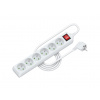 Prodlužovací přívod RPC 32, 2 m, 6 zásuvek, 3 x 1,0 mm² WS RETLUX
