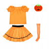 Kostým pre dievča - Pumpkin Costume Twójstroje_pl R. 128 (Tekvica tekvica sada Hallowen Orange 116-128)