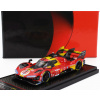 Bbr-models Ferrari 499p 3.0l Turbo V6 Team Ferrari Af Corse N 51 3. 24h Le Mans 2024 Alessandro Pier Guidi - James Calado - Antonio Giovinazzi 1:43 Červená Žltá Čierna