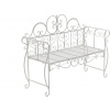 Design-Shop Záhradná lavička GS11173499 biela antik