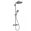 Hansgrohe 26891340 Croma Select S termostat stĺp 280 EcoSmart 1jet, kartáč. čierny chróm HG 26891340