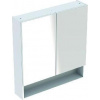 Geberit Selnova Square - Zrkadlová skrinka 850x588x175 mm, 2 dvierka, lesklá biela 501.264.00.1