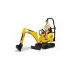 Bruder Mikrobager JCB s figúrkou muža 1/16