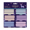 Štítky na zošity 3x6ks MIDNIGHT WISH ARS UNA