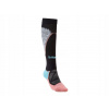 Dámske ponožky Bridgedale Ski Mid Merino P Pattern - blk/crl 35-37