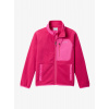 Dievčenská bunda Columbia Fast Trek V Full Zip - guava pink/pink ice