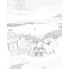ZUTY Bodkovanie - FAREBNÉ SANTORINI Rámovanie: vypnuté plátno na rám, Rozmer: 80x100 cm