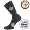 VLNĚNKA teplé veselé merino ponožky VoXX Černá 39-42 1 pár