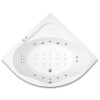 Arttec ARTTEC GAIA FLAT 150 x 150 cm rohová hydromasážna akrylátová vaňa Biela PAN04359