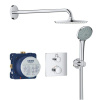 Grohe Grohtherm - Sprchová súprava Rainshower Cosmopolitan 210 s termostatom pod omietku, chróm 34734000