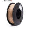 XtendLAN PLA filament 1,75mm dřevěný 1kg 3DF-WPLA1.75-WD 1kg