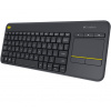 Logitech K400 plus/Bezdrôtová USB/ CZ- SK layout/Čierna