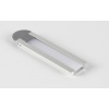 SJ-Tec SJ-ALP2206 Zápustný hliníkový profil pre LED, Strieborný, Priehľadný, 1m