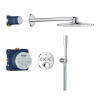 GROHE Precision SmartControl - Podomietkový sprchový systém s Vitalio SmartActive 310, chróm 34874000