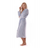 Vestis Župan s kapucí Siena unisex světle šedá 31 56 9151 - M