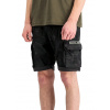 Alpha Industries Crew Short Black camo pánske šortky Farba: čierny maskáč, tmavý maskáč, Veľkosť: 36