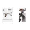 Ascaso Steel DUO PID, White&Wood + Eureka Mignon Specialita Compatto, CR chrome
