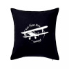 Still Plays With Planes - Vankúš 50x50 - 50x50 - Iba poťah ( Čierna )