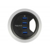 Delock 62868 USB Hub 4 porty USB-A USB 3.1 Gen1 5 GBit/s černá 62868